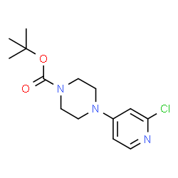 ChemSpider 2D Image | 1-N-BOC-4-(2-CHLORO-4-PYRIDINYL) PIPERAZINE | C14H20ClN3O2