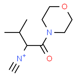 ChemSpider 2D Image | 3-Methyl-N-methylidyne-1-(4-morpholinyl)-1-oxo-2-butanaminium | C10H17N2O2