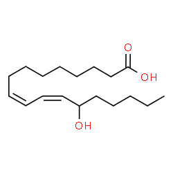 ChemSpider 2D Image | (9Z,11Z)-13-Hydroxy-9,11-octadecadienoic acid | C18H32O3