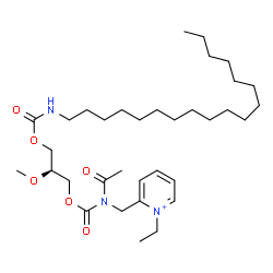 ChemSpider 2D Image | 2-[(6S)-2-Acetyl-6-methoxy-3,9-dioxo-4,8-dioxa-2,10-diazaoctacos-1-yl]-1-ethylpyridinium | C34H60N3O6