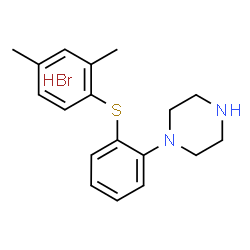 ChemSpider 2D Image | Vortioxetine hydrobromide | C18H23BrN2S