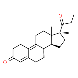 ChemSpider 2D Image | (8S,14S,17S)-13,17-Dimethyl-17-propionyl-1,2,6,7,8,11,12,13,14,15,16,17-dodecahydro-3H-cyclopenta[a]phenanthren-3-one | C22H30O2