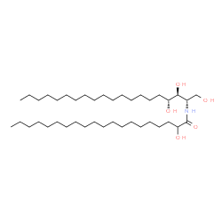 ChemSpider 2D Image | N-(2-hydroxyeicosanoyl)-4-hydroxyeicosasphinganine | C40H81NO5