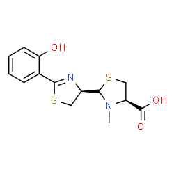 ChemSpider 2D Image | Pyochelin | C14H16N2O3S2