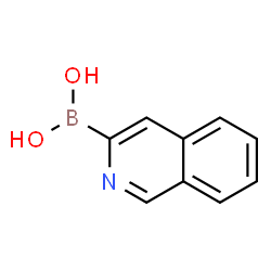 ChemSpider 2D Image | 3-Isoquinolinylboronic acid | C9H8BNO2