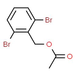 ChemSpider 2D Image | 2,6-Dibromobenzyl acetate | C9H8Br2O2