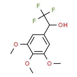 ChemSpider 2D Image | 2,2,2-Trifluoro-1-(3,4,5-trimethoxyphenyl)ethanol | C11H13F3O4