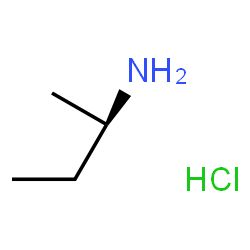 ChemSpider 2D Image | 2-Butanamine, hydrochloride, (2R)- | C4H12ClN