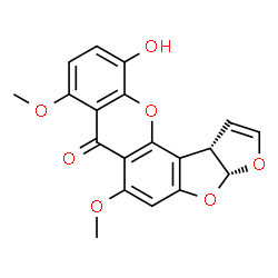 ChemSpider 2D Image | 11-hydroxy-O-methylsterigmatocystin | C19H14O7