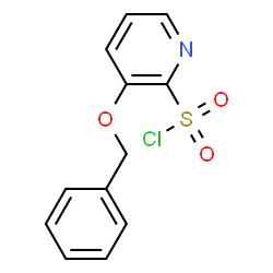 ChemSpider 2D Image | 3-Benzyloxy-pyridine-2-sulfonyl chloride | C12H10ClNO3S