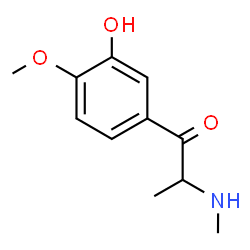 ChemSpider 2D Image | 3-HYDROXY-4-METHOXYMETHCATHINONE | C11H15NO3