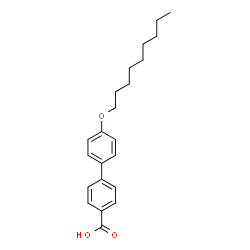 ChemSpider 2D Image | 4'-(Nonyloxy)-4-biphenylcarboxylic acid | C22H28O3