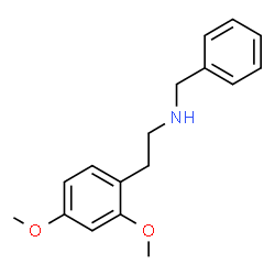 ChemSpider 2D Image | N-Benzyl-2-(2,4-dimethoxyphenyl)ethanamine | C17H21NO2
