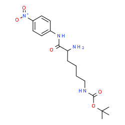 ChemSpider 2D Image | N~6~-{[(2-Methyl-2-propanyl)oxy]carbonyl}-N-(4-nitrophenyl)lysinamide | C17H26N4O5