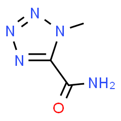 ChemSpider 2D Image | 1-Methyl-1H-tetrazole-5-carboxamide | C3H5N5O