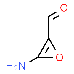 ChemSpider 2D Image | 3-Amino-2-oxirenecarbaldehyde | C3H3NO2