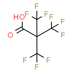 ChemSpider 2D Image | 3,3,3-Trifluoro-2,2-bis(trifluoromethyl)propanoic acid | C5HF9O2