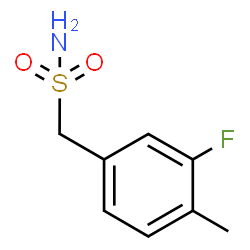 ChemSpider 2D Image | 1-(3-Fluoro-4-methylphenyl)methanesulfonamide | C8H10FNO2S