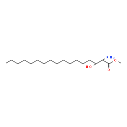 ChemSpider 2D Image | Methyl 2-amino-3-hydroxyheptadecanoate | C18H37NO3