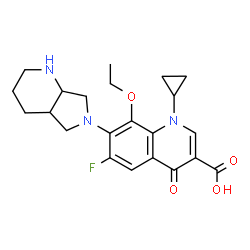 ChemSpider 2D Image | 8-Ethoxymoxifloxacin | C22H26FN3O4