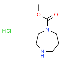 ChemSpider 2D Image | Methyl 1,4-diazepane-1-carboxylate hydrochloride | C7H15ClN2O2