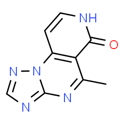 ChemSpider 2D Image | 5-Methylpyrido[3,4-e][1,2,4]triazolo[1,5-a]pyrimidin-6(7H)-one | C9H7N5O