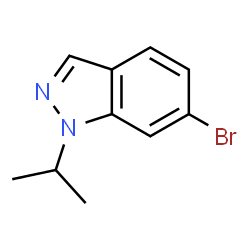 ChemSpider 2D Image | 6-Bromo-1-isopropyl-1H-indazole | C10H11BrN2