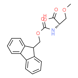 ChemSpider 2D Image | Fmoc-O-methyl-L-Ser | C19H19NO5
