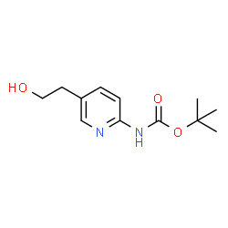 ChemSpider 2D Image | TERT-BUTYL N-[5-(2-HYDROXYETHYL)PYRIDIN-2-YL]CARBAMATE | C12H18N2O3