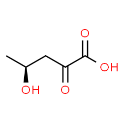 ChemSpider 2D Image | (S)-4-hydroxy-2-oxopentanoic acid | C5H8O4