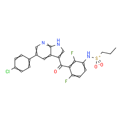 ChemSpider 2D Image | CSID:28654416 | C23H18ClF2N3O3S