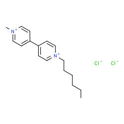 ChemSpider 2D Image | 1-Hexyl-1'-methyl-4,4'-bipyridinium dichloride | C17H24Cl2N2