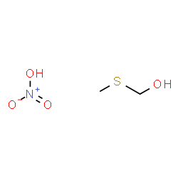 ChemSpider 2D Image | (Methylsulfanyl)methanol - nitric acid (1:1) | C2H7NO4S