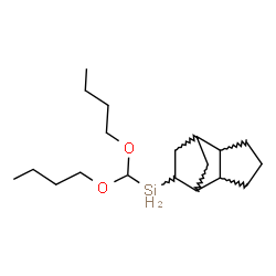 ChemSpider 2D Image | (Dibutoxymethyl)(tricyclo[5.2.1.0~2,6~]dec-8-yl)silane | C19H36O2Si