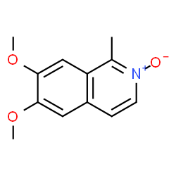 ChemSpider 2D Image | 6,7-Dimethoxy-1-methylisoquinoline 2-oxide | C12H13NO3