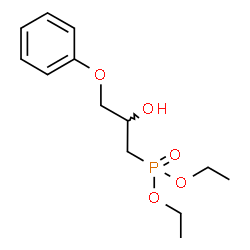ChemSpider 2D Image | Diethyl (2-hydroxy-3-phenoxypropyl)phosphonate | C13H21O5P
