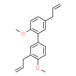 ChemSpider 2D Image | 3',5-Diallyl-2,4'-dimethoxybiphenyl | C20H22O2