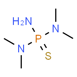 ChemSpider 2D Image | N,N,N',N'-Tetramethylphosphorothioic triamide | C4H14N3PS