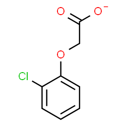 ChemSpider 2D Image | (2-Chlorophenoxy)acetate | C8H6ClO3