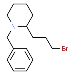 ChemSpider 2D Image | 1-Benzyl-2-(3-bromopropyl)piperidine | C15H22BrN