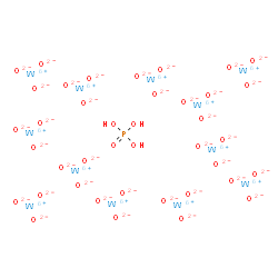 ChemSpider 2D Image | oxygen(2-);phosphoric acid;tungsten(6+) | H3O40PW12