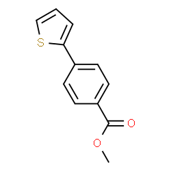ChemSpider 2D Image | Methyl 4-(2-thienyl)benzoate | C12H10O2S