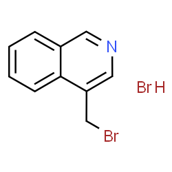 ChemSpider 2D Image | 4-(Bromomethyl)isoquinoline hydrobromide | C10H9Br2N