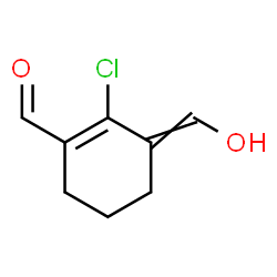 ChemSpider 2D Image | 2-Chloro-1-formyl-3-(hydroxymethylene)cyclohexene | C8H9ClO2
