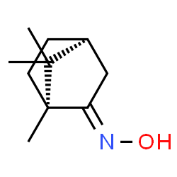 ChemSpider 2D Image | (1S,4S)-1,7,7-Trimethylbicyclo[2.2.1]heptan-2-one oxime | C10H17NO