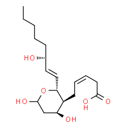 ChemSpider 2D Image | 2,3-dinor Thromboxane B2 | C18H30O6