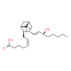 ChemSpider 2D Image | Pinane Thromboxane A2 | C24H40O3