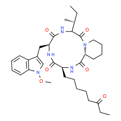 ChemSpider 2D Image | Apicidin | C34H49N5O6