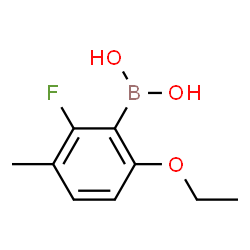 ChemSpider 2D Image | 6-Ethoxy-2-fluoro-3-methylphenylboronic acid | C9H12BFO3