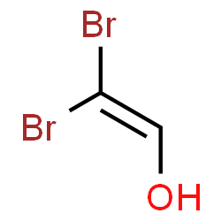 ChemSpider 2D Image | 2,2-Dibromoethenol | C2H2Br2O